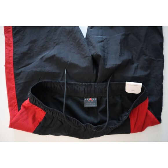 Jordan DX9373-013 Men's Sz M Black/Red Sport Jam Warm-Up Nylon Pants - Picture 3 of 14
